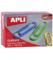 CLIP COLOR APLI Nº2 PLAST.Cj.100