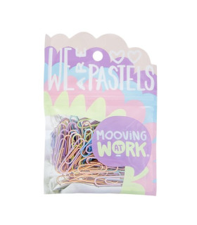 CLIP COLOR MOOVING PASTEL 33mm B/60