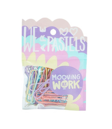 CLIP COLOR MOOVING PASTEL 50mm B/25