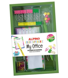 SET PAPELERIA ALPINO OFFICE FLUO