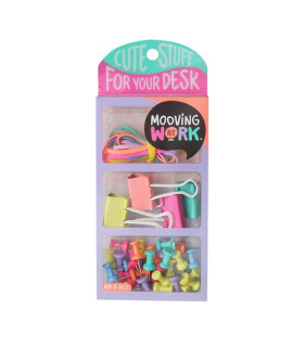 SET PAPELERIA MOOVING KIT 3 EN 1 PURPLE