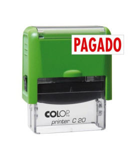 SELLO e.A. COLOP C20 PAGADO TINTA ROJA