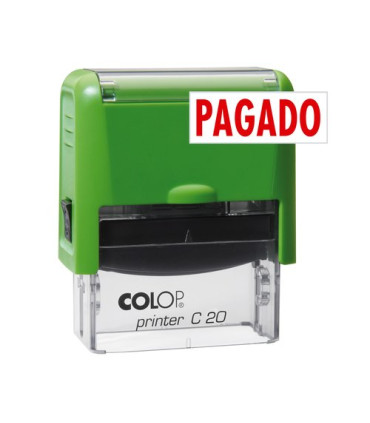 SELLO e.A. COLOP C20 PAGADO TINTA ROJA