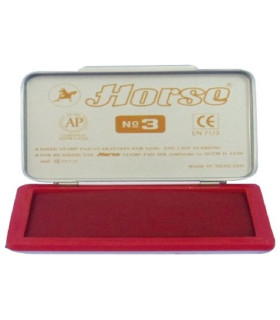 TAMPON HORSE Nº3 ROJO