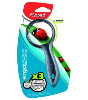 LUPA MAPED ERGOLOGIC 50 mm. (AUMENTO x3)