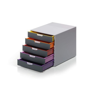 MODULO DURABLE 5 CAJONES VARICOLOR