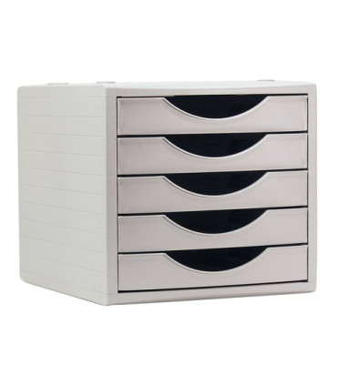 MODULO 5 CAJONES GRIS/GRIS