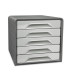 MODULO CEP ESTANDAR 5 CAJONES GRIS