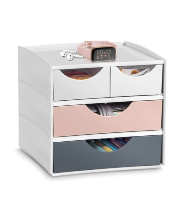 MODULO CEP MYCUBE 4 CAJONES MIX BL/RO/GR