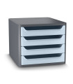 MODULO CEP FIRST 4 CAJONES AZUL PALIDO