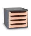MODULO CEP FIRST 4 CAJONES MELOCOTON