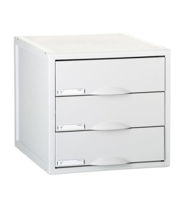 MODULO 3 CAJONES GRIS