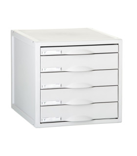 MODULO 5 CAJONES GRIS
