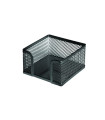 PORTA NOTAS FOROFIS METAL CUADRADO NEGRO