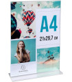 EXPOSITOR SOBR. T A4 VERTICAL CRISTAL