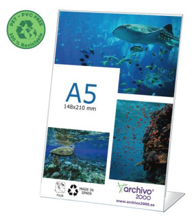EXPOSITOR SOBR. L A5 VERT. FLEX.CRISTAL