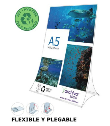 EXPOSITOR SOBR. L A5 VERT. FLEX.CRISTAL