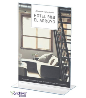 EXPOSITOR SOBR. T A4 VERTICAL CRISTAL