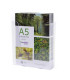 EXPOSITOR MURAL A5 VERT.ANTIMICR.CRISTAL