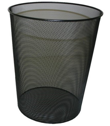 PAPELERA REJILLA GRANDE NEGRA