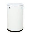 PAPELERA CILINDRO METALICA P-21 BLANCO