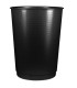 PAPELERA PLASTICO CEP 40 LITROS NEGRO