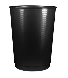 PAPELERA PLASTICO CEP 40 LITROS NEGRO