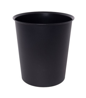 PAPELERA PLASTICO CERRADA A.2000 NEGRO