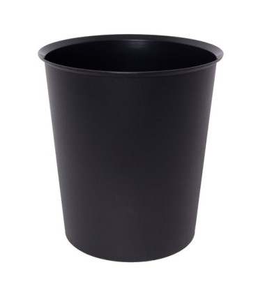 PAPELERA PLASTICO CERRADA A.2000 NEGRO