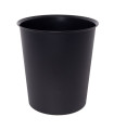PAPELERA PLASTICO CERRADA A.2000 NEGRO