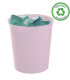 PAPELERA PLASTICO CERRADA A.2000 ROSA PS