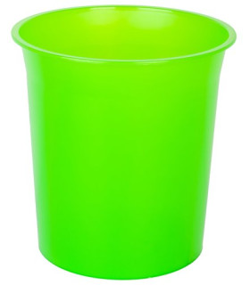 PAPELERA PLASTICO CERRADA TRASL.KIWI