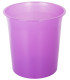 PAPELERA PLASTICO CERRADA TRASL.MALVA