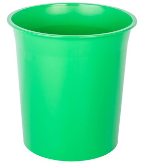 PAPELERA PLASTICO CERRADA VERDE