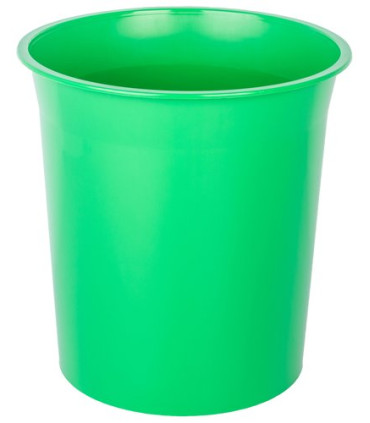 PAPELERA PLASTICO CERRADA VERDE