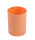 CUBILETE FAIBO PLASTICO PASTEL NARANJA