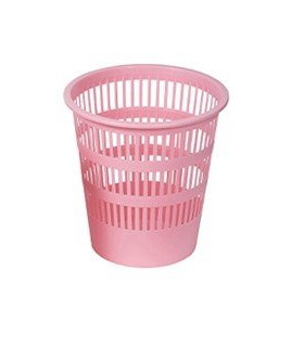 PAPELERA REJILLA FAIBO 12 L PASTEL ROSA