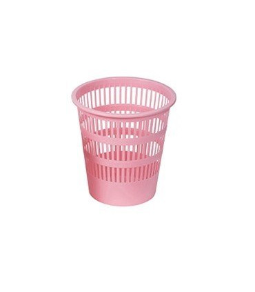 PAPELERA REJILLA FAIBO 12 L PASTEL ROSA
