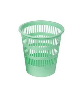 PAPELERA REJILLA FAIBO 12 L PASTEL VERDE
