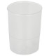 PORTA LAPICES PLASTICO REDONDO CRISTAL