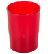 PORTA LAPICES PLASTICO REDONDO TR. ROJO