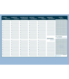 PLANNING LOAN SOBREMESA SEMANAL