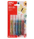 COLA GLITTER GLUE APLI LAPIZ METAL