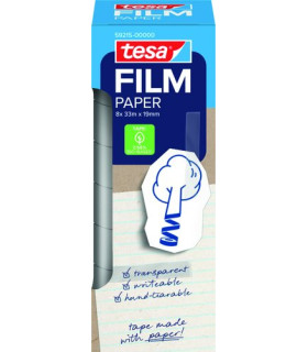 CINTA ADHESIVA TESA PAPEL 33x19 8UND.