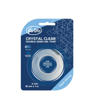 CINTA DOBLE CARA FOROFIS GEL 2m x18mm