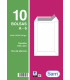 BOLSA SAM 184x261 BLANCO 100g PAQ.10