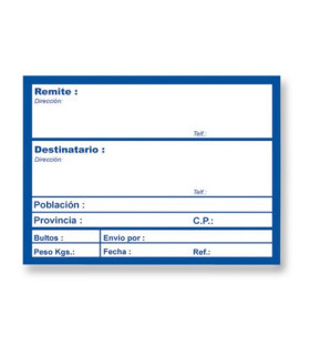 ETIQ.ENVIO APLI 00324 ROLLO CON DATOS