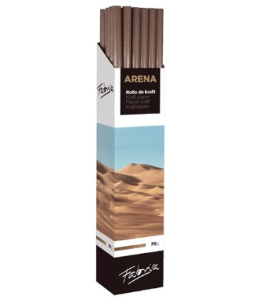 PAPEL EMB.KRAFT FABRISA 1x3 MARRON E.30