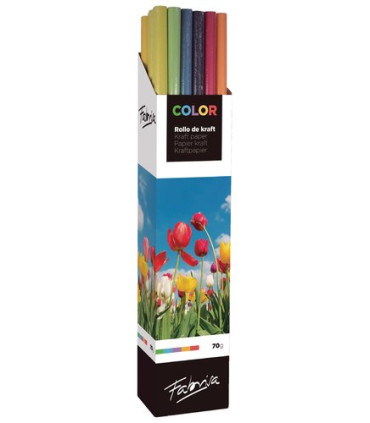 PAPEL EMB.KRAFT FABRISA 1x5 SURT. E.20
