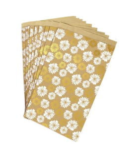 BOLSA PAPEL KRAFT  24x35 FLORES P/50